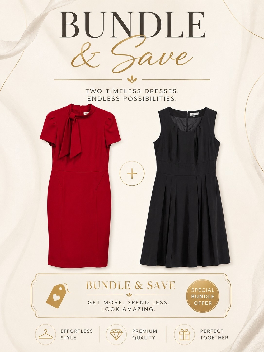 Bundle: Calvin Klein + Liz Claiborne Dress Set – Size 14